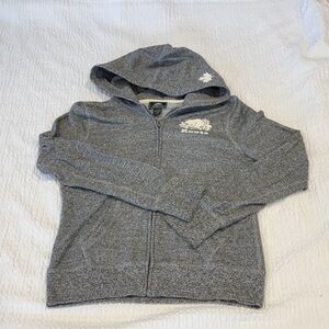 Roots Kids Classic Gray Zip-Up Hoodie